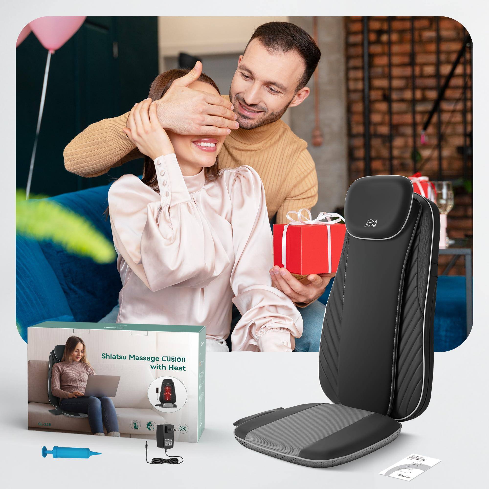 Shiatsu Massage Cushion with Heat