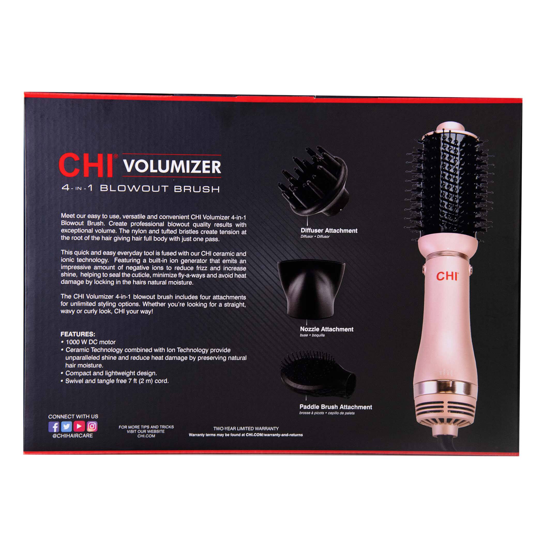 Chi Volumizer outlets 4-in-1 Blowout Brush - Rose Gold