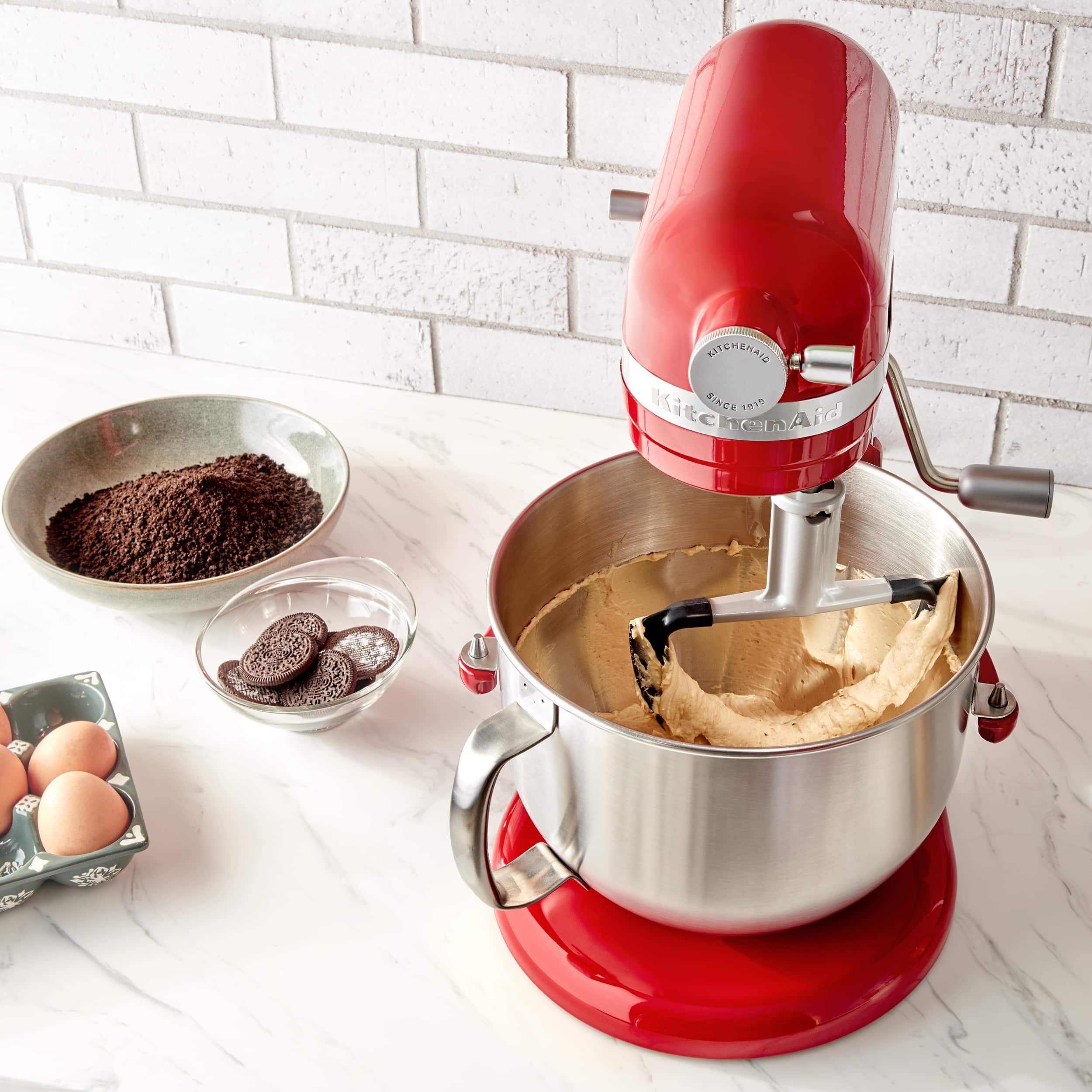 Accessories Zoom. KitchenAid - Double Flex Edge Beater for Select Bowl-Lift Stand Mixers - Silver.