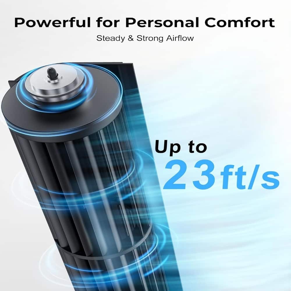 Powerful for Personal Comfort  
Steady & Strong Airflow  
Up to 23 ft/s