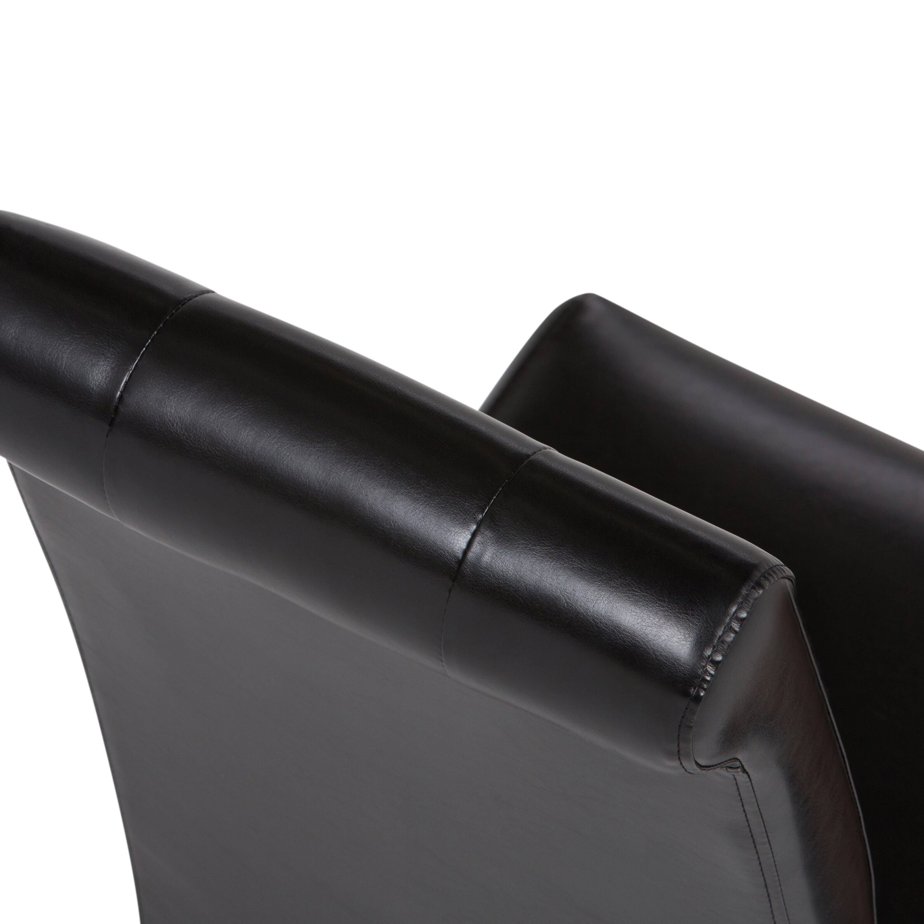 Alt View 1. Simpli Home - Cosmopolitan Parson Chair (Set of 2) in Midnight Black - Midnight Black.