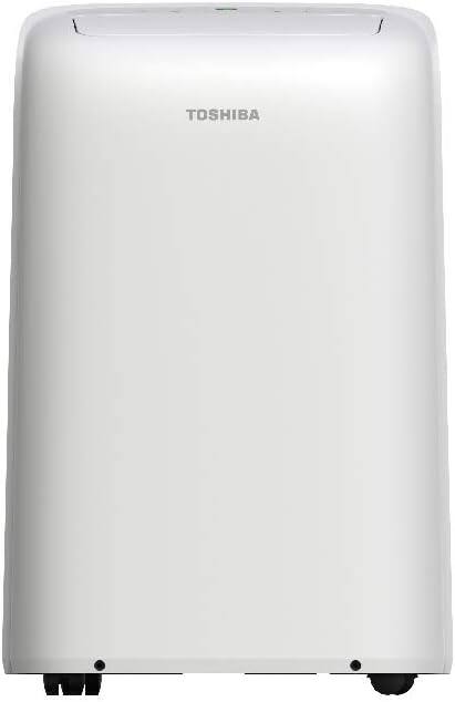 Front. Toshiba - TOSHIBA RAC-PD0812CRRU 8,000 BTU 115-Volt Portable Air Conditioner - WHITE.