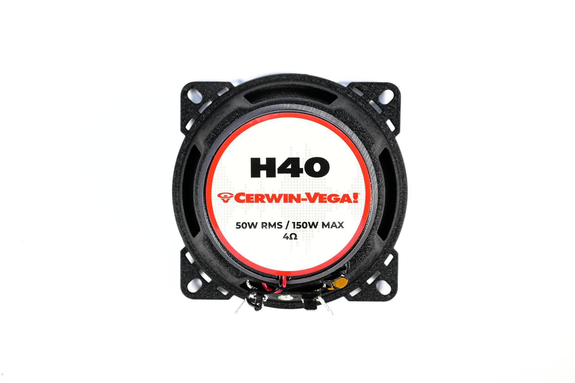 H40  
CERWIN-VEGA!  
50W RMS / 150W MAX  
4Ω