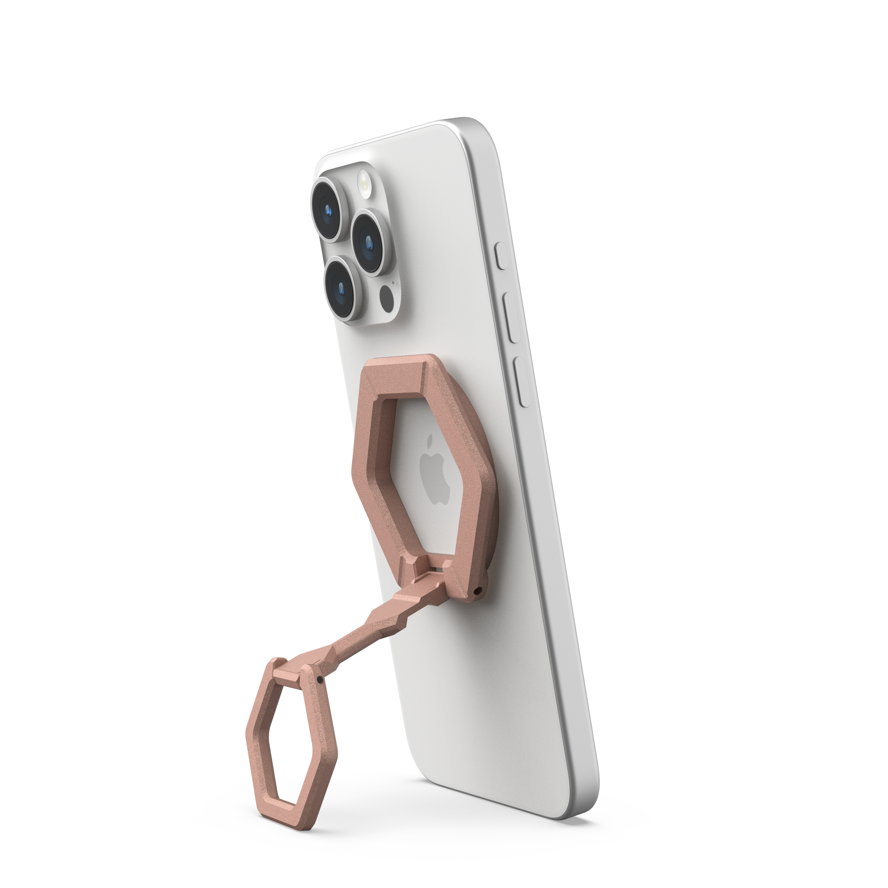 Left. UAG - Magnetic Ring Stand - Nude.