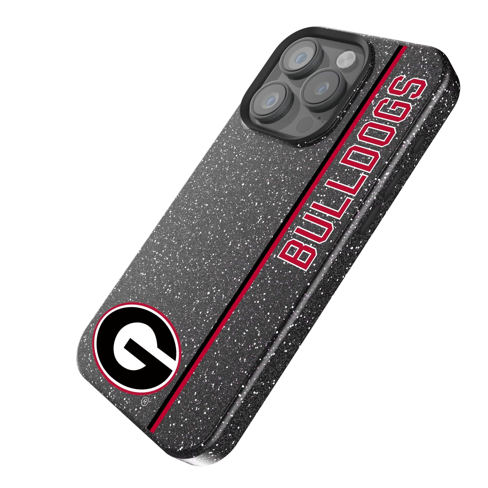 Alt View 1. Keyscaper - Georgia Bulldogs iPhone Bling Case - 14 - Black.