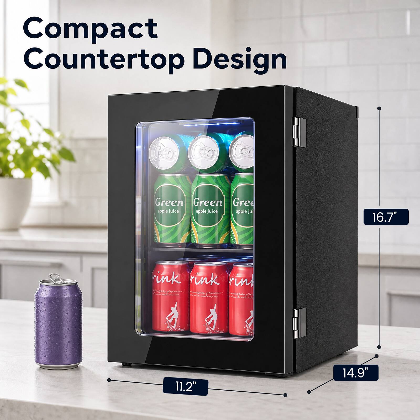 Compact Countertop Design

Green Green Green apple juice apple juice apple juice

16.7" 11.2" 14.9"