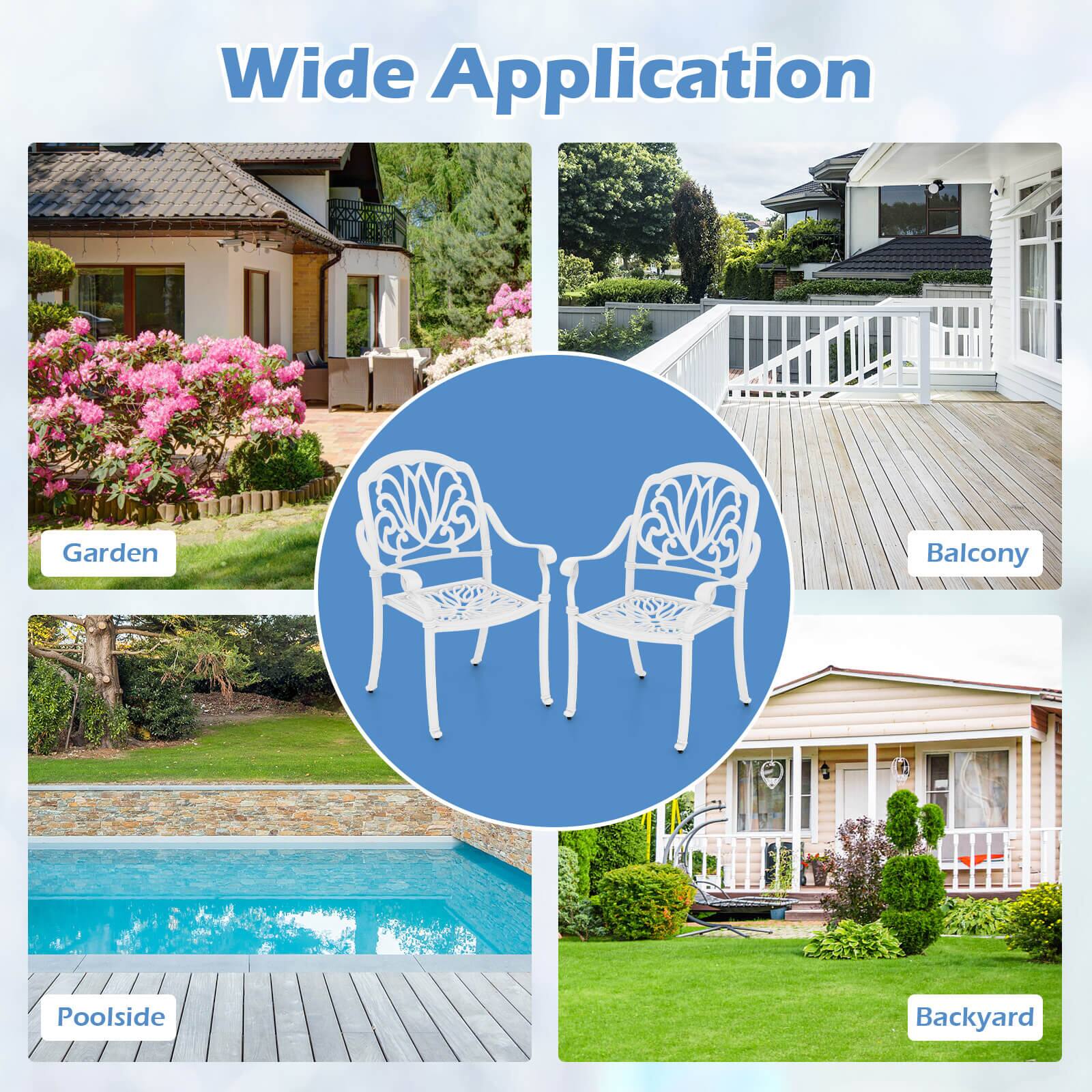 Wide Application

- Garden
- Balcony
- Poolsides
- Backyard