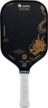 Aireo - Cyclone 2.0 16mm Pickleball Paddle with NanoGraph Surface and PulseFoam Core - Gold