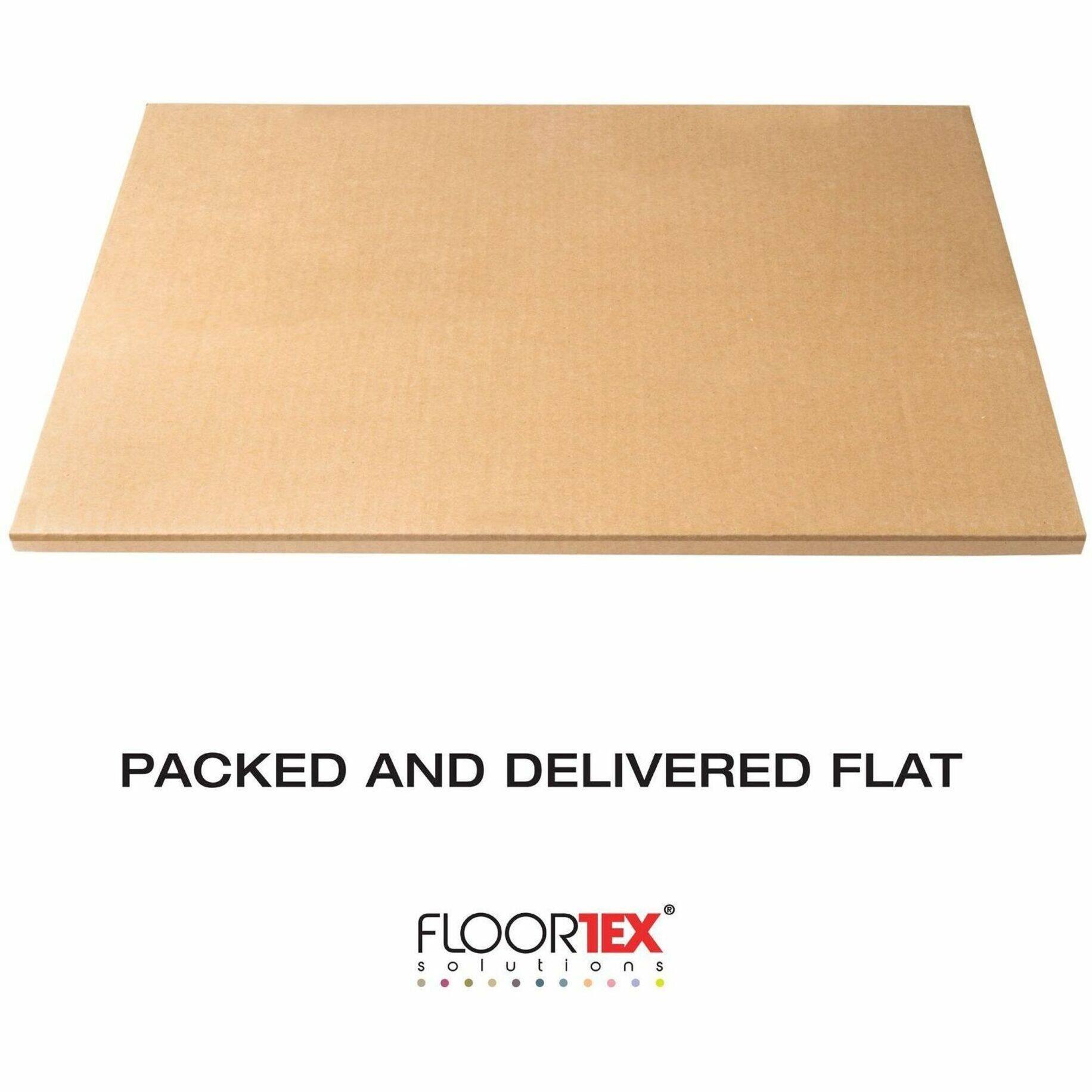 Alt View 22. Floortex - Glaciermat Heavy Duty Glass Chair Mat for Hard Floors &amp; Carpets - 36'' x 40'' - Crystal Clear.