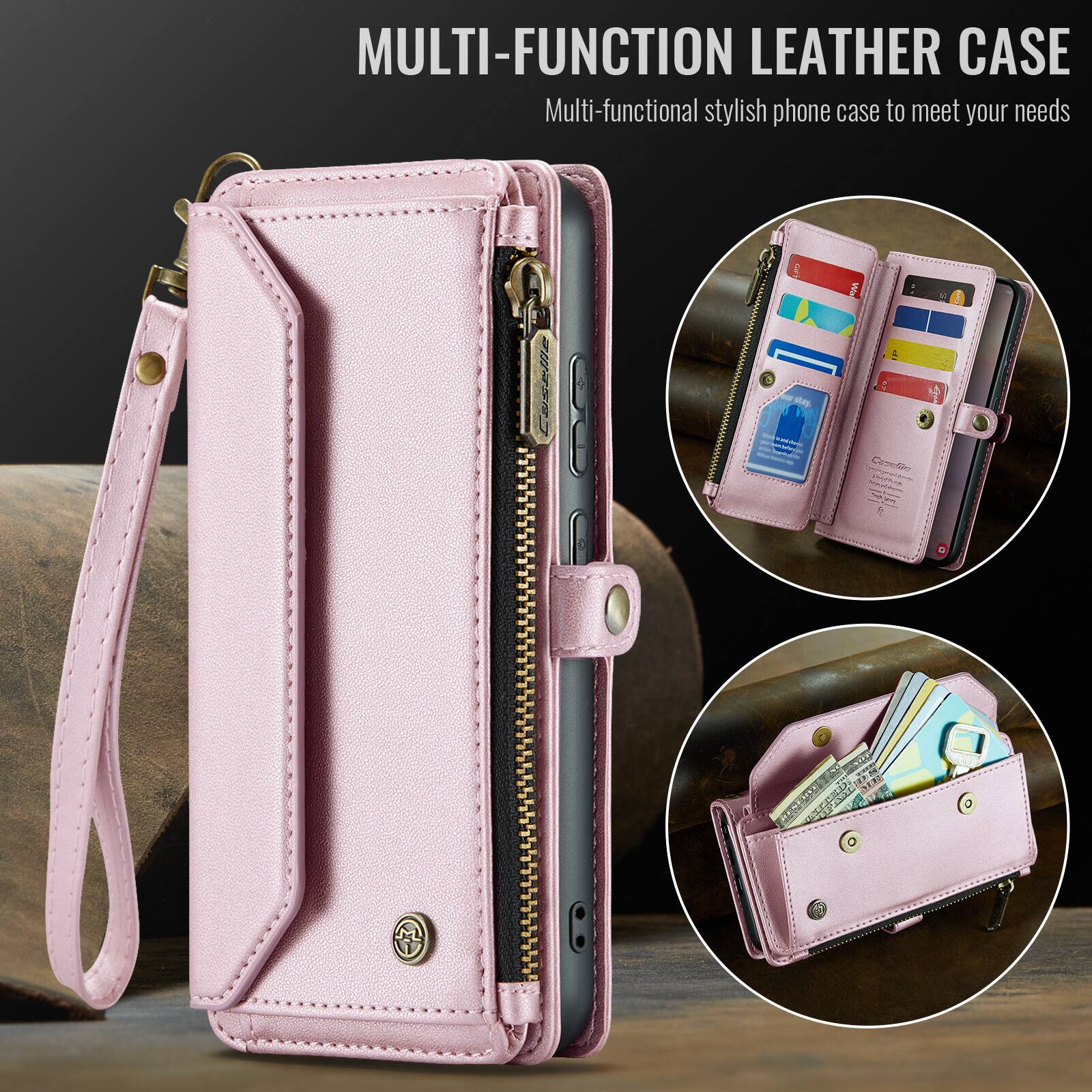 MULTI-FUNCTION LEATHER CASE  
Multi-functional stylish phone case to meet your needs