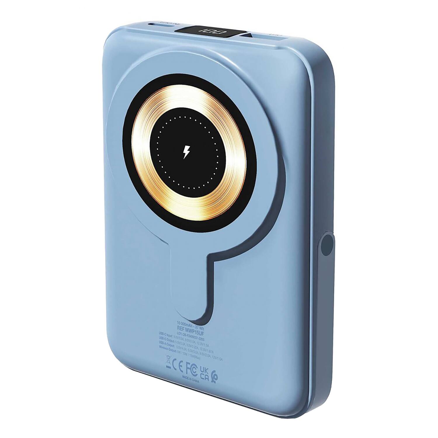 42D 10 200ml REF -31 1 LON 0 MWP15UF A O D DO T27 SA C E FC UK WIGE CA

CE FC UK

MWP15UF

LOT: MWP15UF 2205

USB-C Input: 5V/2A

USB-C Output: 5V/2A

Made in China