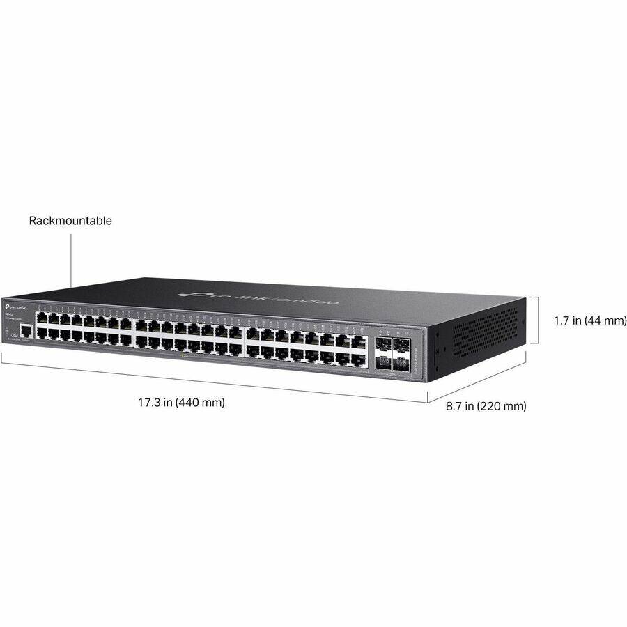 Rackmountable  
1.7 in (44 mm)  
17.3 in (440 mm)  
8.7 in (220 mm)