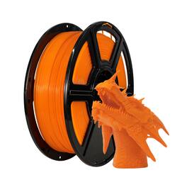 Flashforge - PLA Filament 1.75mm, 3D Printer Filament 1kg (2.2lbs) Spool, Dimensional Accuracy +/- 0.02mm - Orange