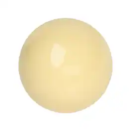 GSE Games & Sports Expert - 2 1/4-Inch Pool Cue Ball, Standard Billiard Cue Ball for Billiard Pool Table, Billiards Accessories - White
