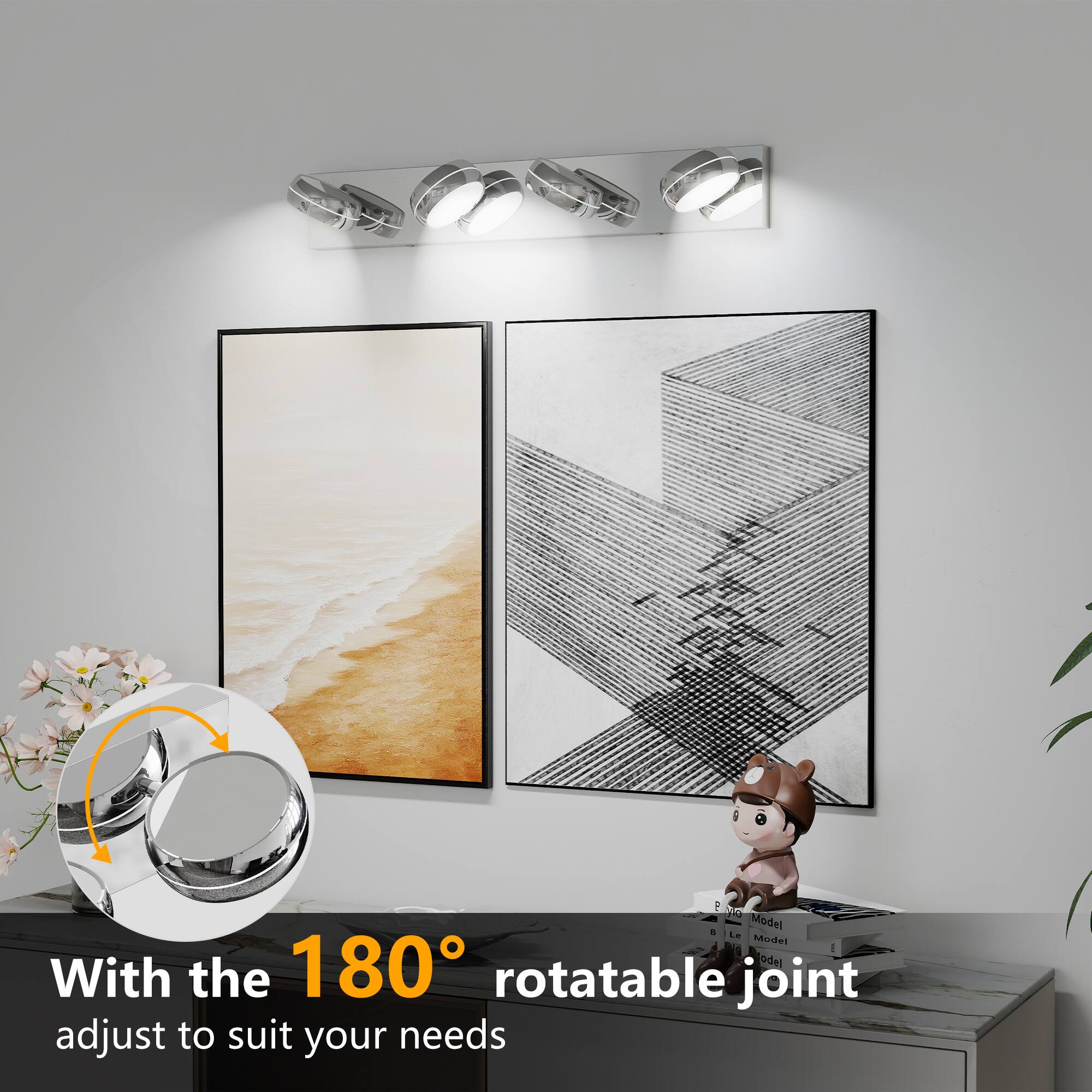 - Model LE Model 180°
- With the 180° rotatable joint adjust to suit your needs
- Style Model
- LE Model