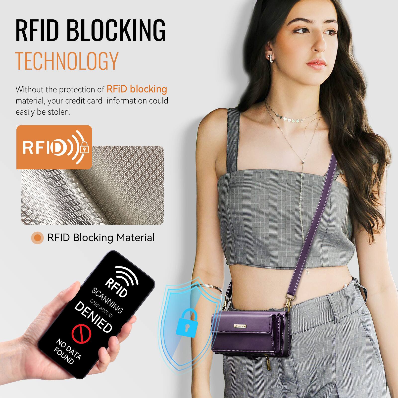 RFID BLOCKING TECHNOLOGY

Without the protection of RFID blocking material, your credit card information could easily be stolen.

RFID Blocking Material

RFID CARD SCANNING ACCESS DENIED NO FOUND DATA