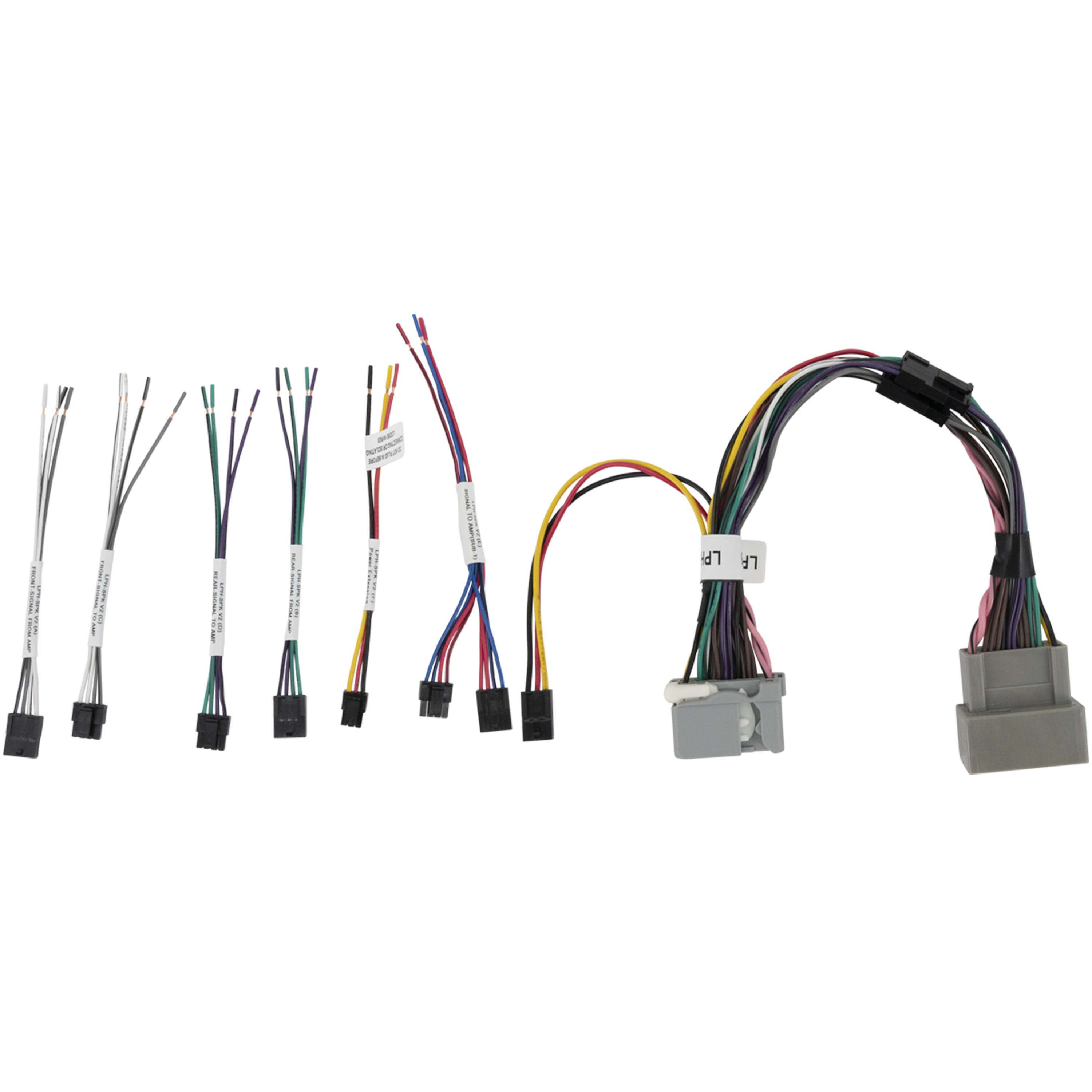 Alt View 11. PAC - LocPRO Advanced T-Harness for Select Honda and Acura Vehicles - Multi.