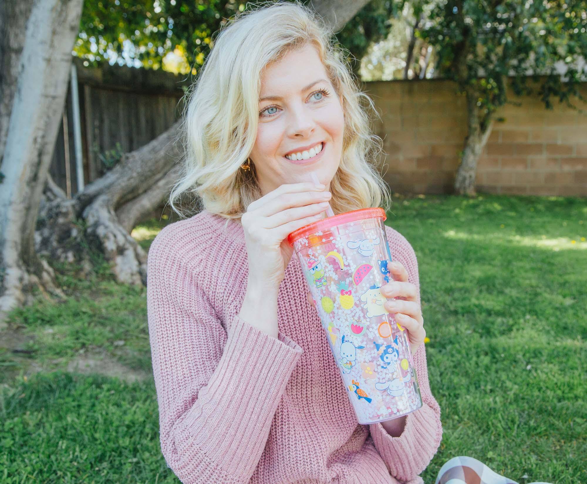 Alt View 5. Hello Kitty - Sanrio Hello Kitty and Friends Icons Confetti Carnival Cup | Holds 32 Ounces - Pink.