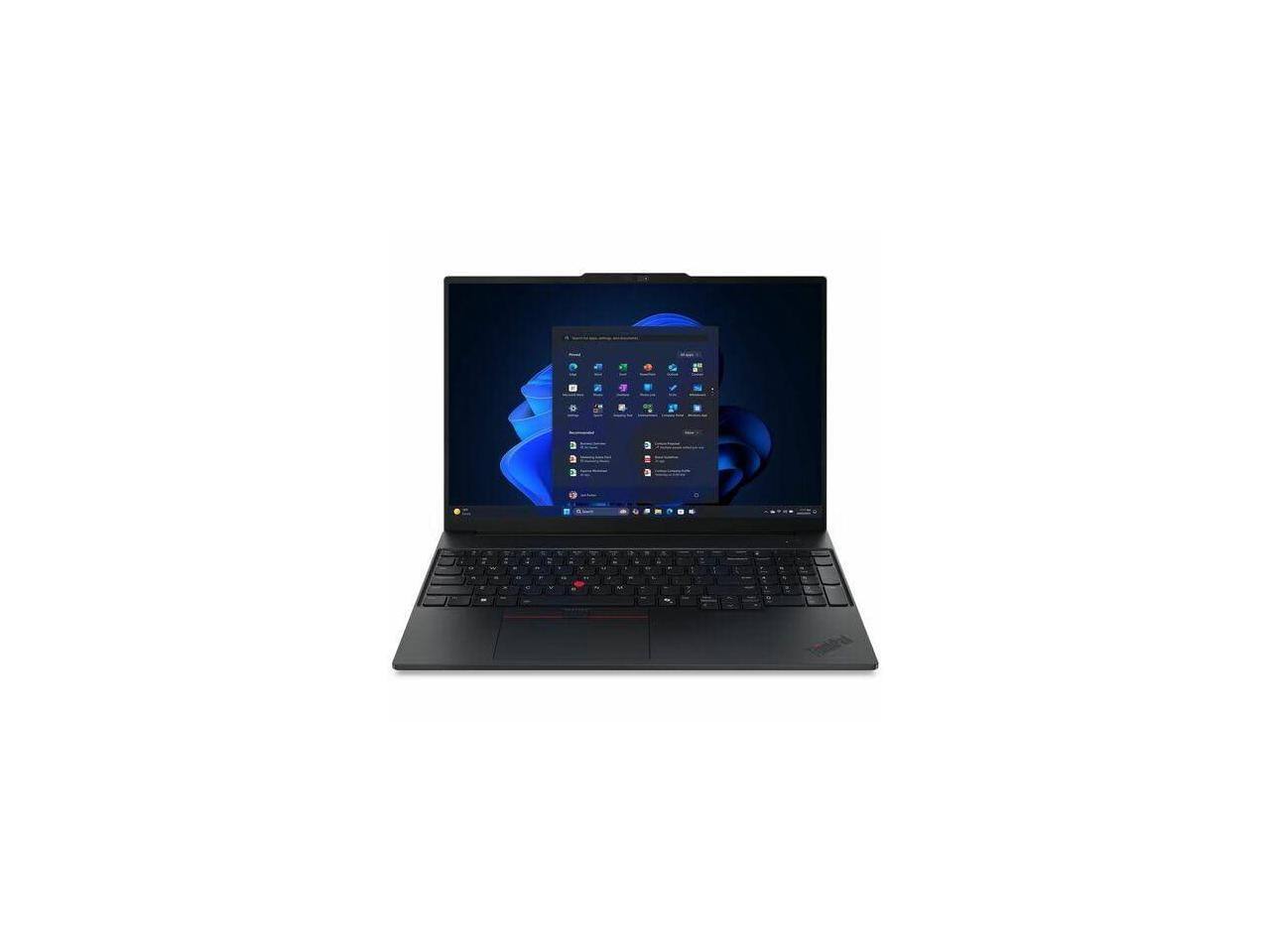 Alt View 8. Lenovo - Lenovo ThinkPad E16 Gen 3 - Intel Core Ultra 7 - 16GB - 512GB SSD - Windows 11 Pro - Intel Arc GPU - Black.