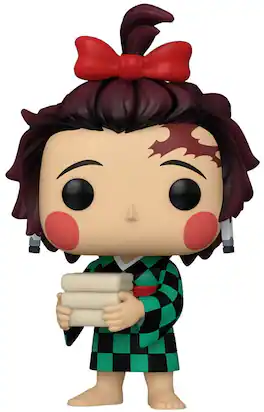 Funko - POP! Anime: Demon Slayer - Tanjiro, Kimono - COLLECTIBLES - Multicolor