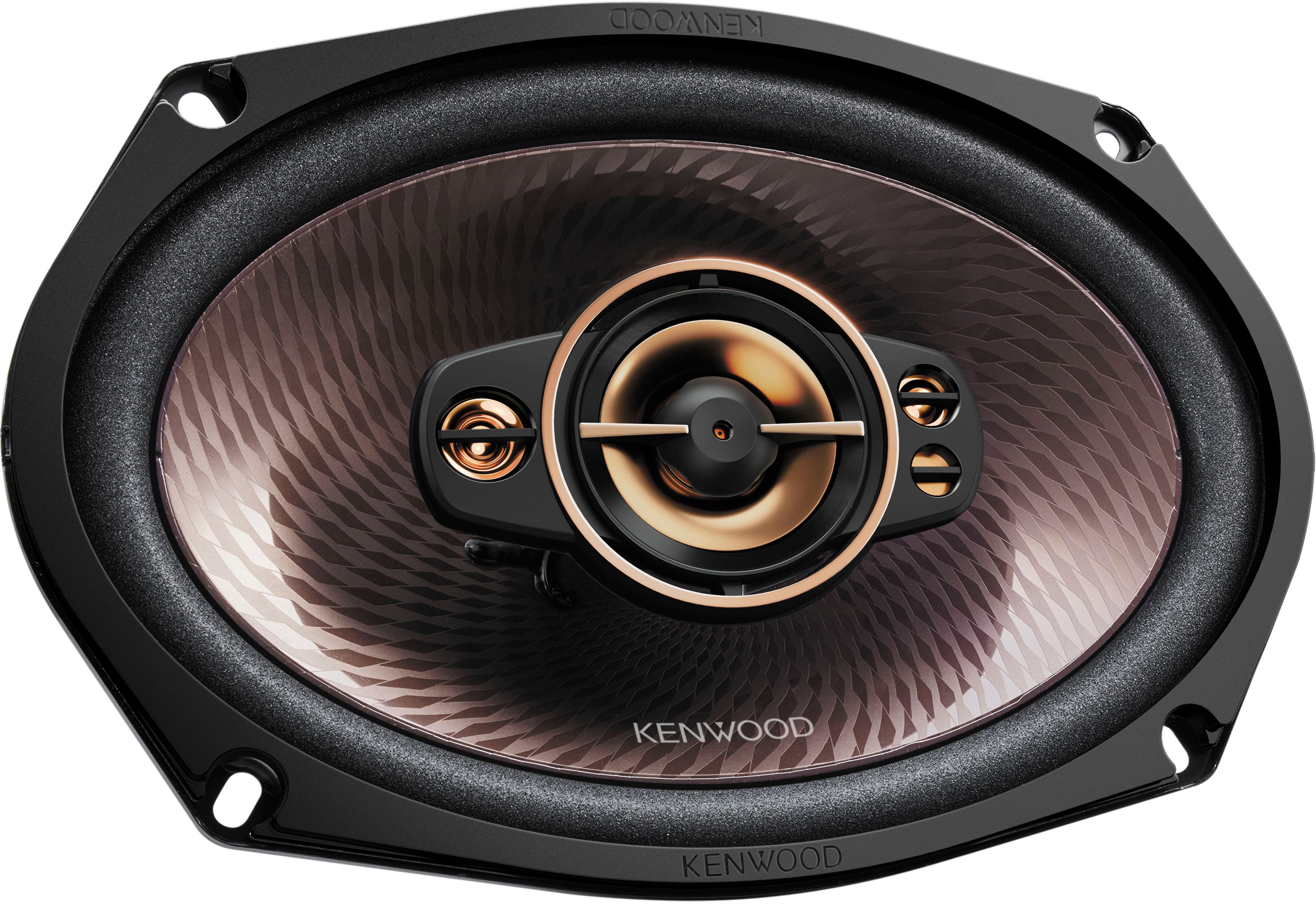 Kenwood - 6" x 9" 5-Way Car Speaker - Black - Front_Zoom
