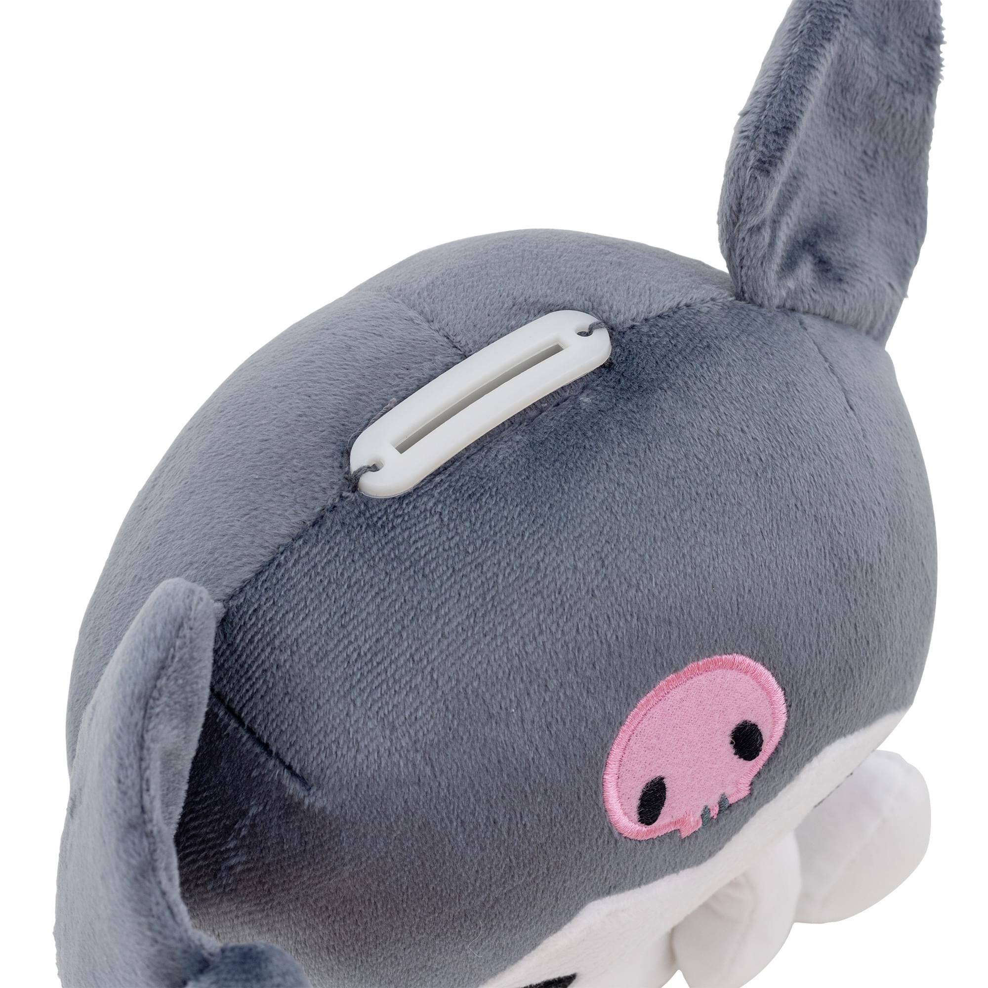Alt View 1. Silver Buffalo - Sanrio Kuromi 8-Inch Plush Money Bank - White.