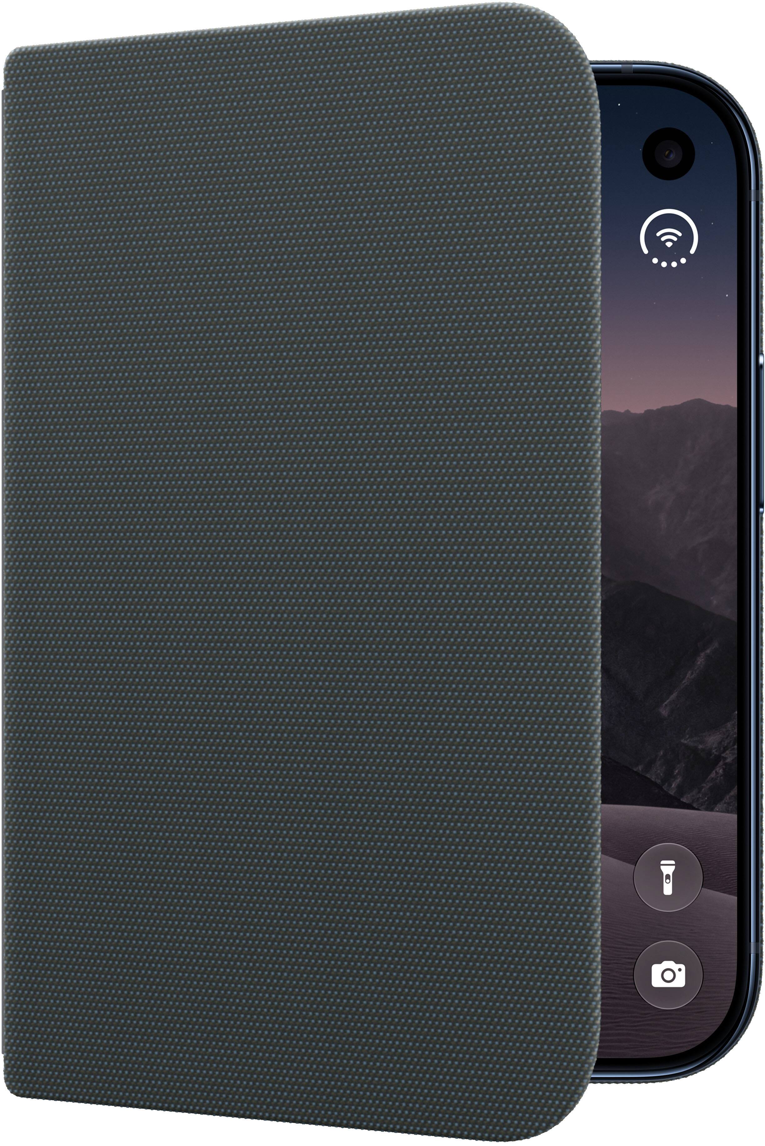 Alt View 3. Apple - iPhone Duo Folio with Kickstand (2026) - Navy Blue.