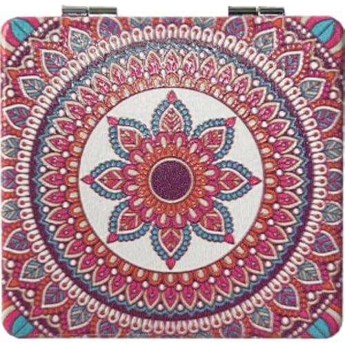 Red Flower Mandala-2.8"L x 2.8"W