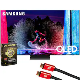 Samsung - 83" S90DA OLED 4K Smart TV (2024) + 12 Month Extended Warranty Protection Plan Bundle