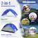 2-in-1 Multifunctional Design: Wide Applications - Camping, Outer Tent, Sun Shelter, Fishing Tent, Rainfly, Beach Picnic, Double-Layer Tent, Provide Better Protection for Ultraviolet and Rain.