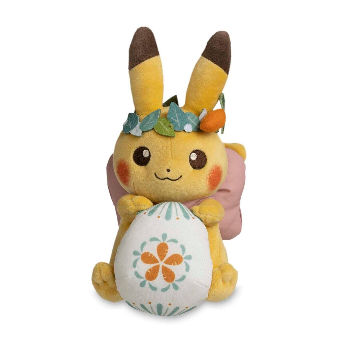 Alt View 1. Pokémon - Pokemon Center: Pikachu Happy Spring Plush (2023) - 8 ½ Inch.