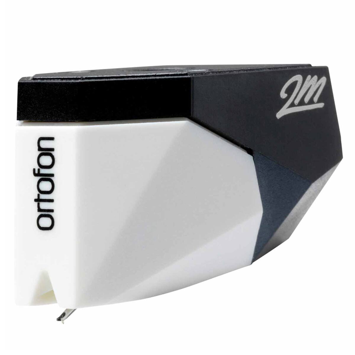 Front. Ortofon - Ortofon 2M Mono Moving Magnet Cartridge (White) - White.