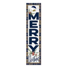 Jardine - Georgia Southern Eagles 12'' x 48'' Outdoor Merry Christmas Leaner - White