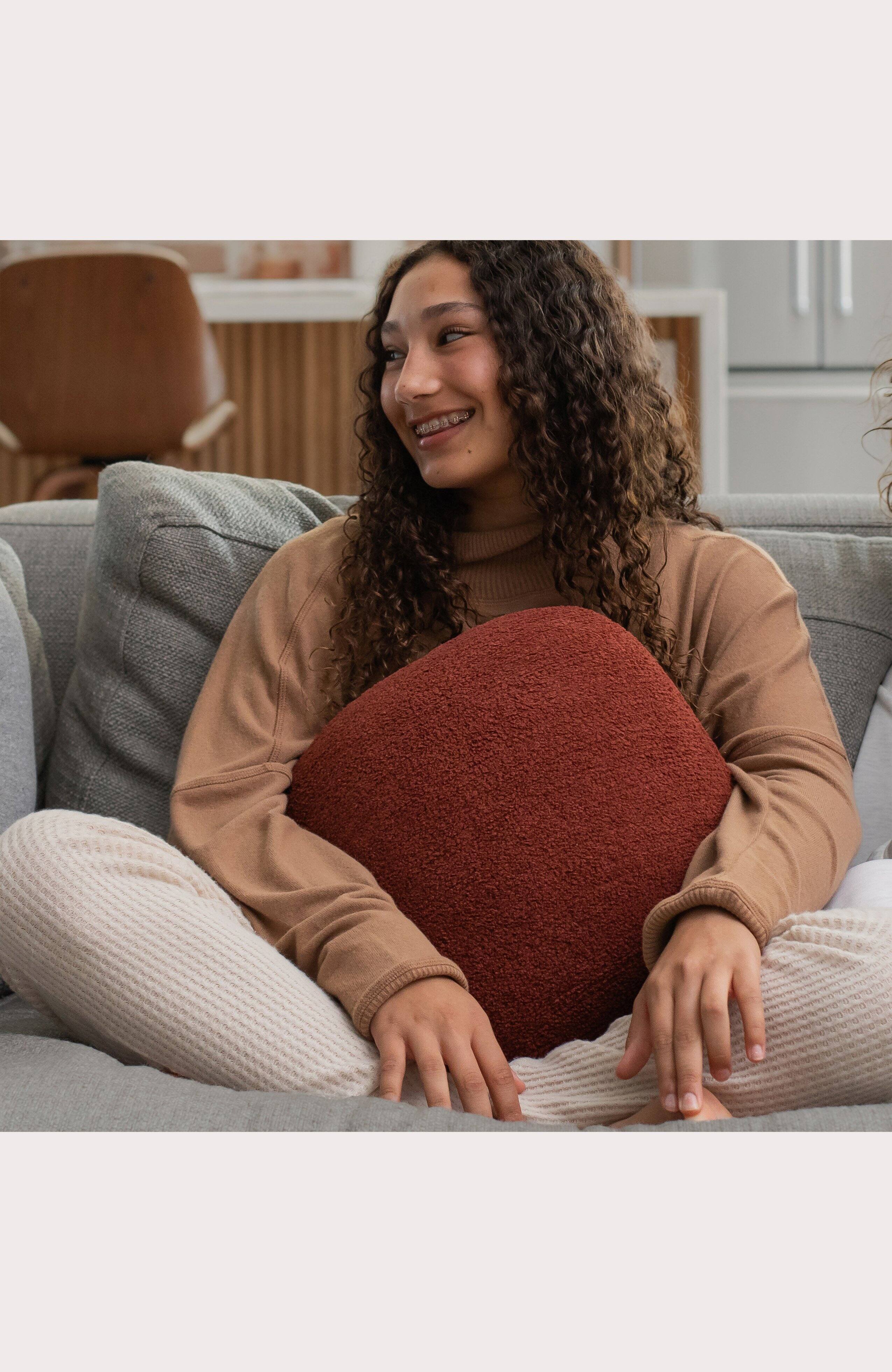 Alt View 3. Quiet Mind - The Original Weighted Pillow - Small - Chili Oil.