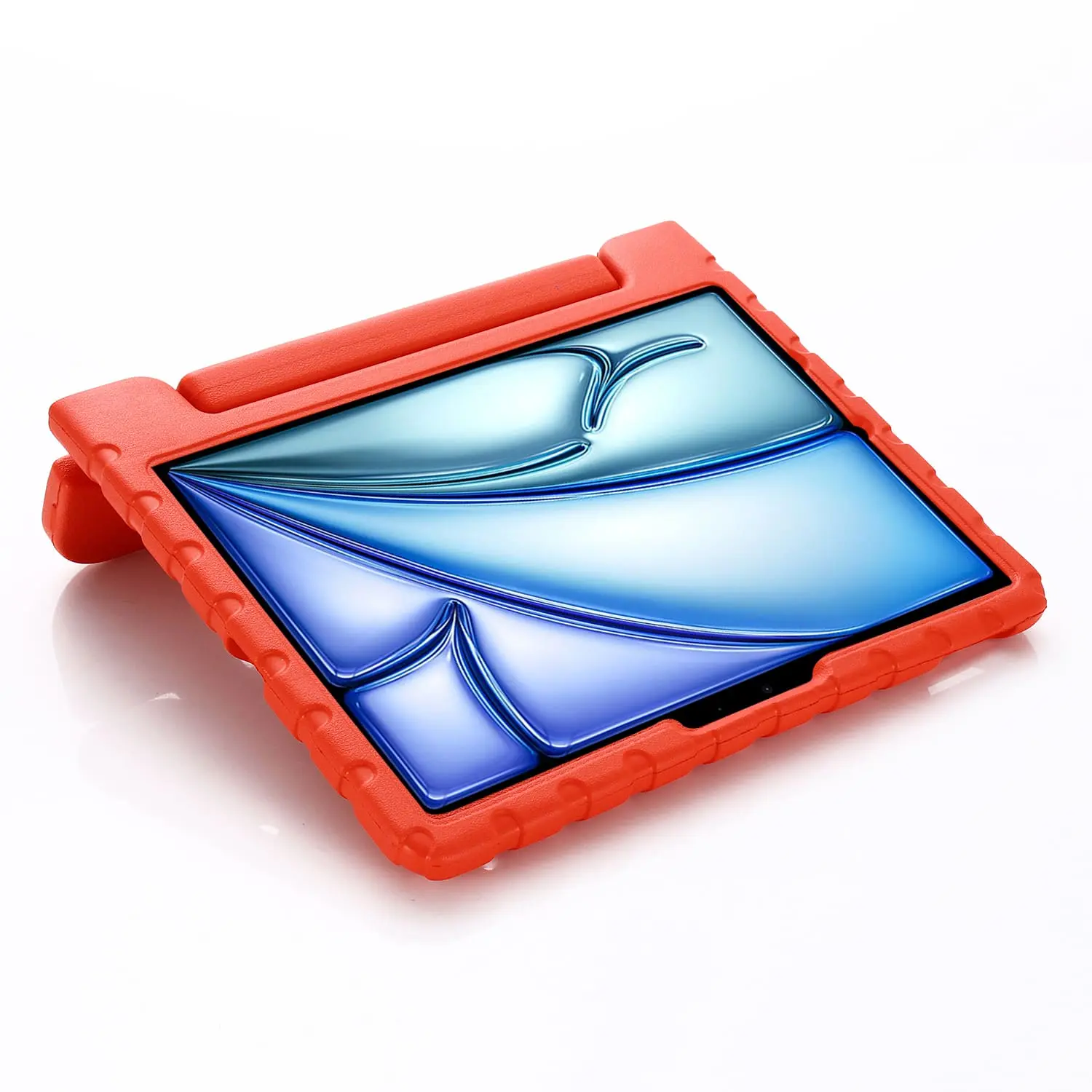 Alt View 1. UUCOVER - Kid-Friendly Tablet Protective Case for Apple iPad Air 11-inch M4 M3 M2 2026/2025/2024 with Convertible Handle Kickstand - Red.