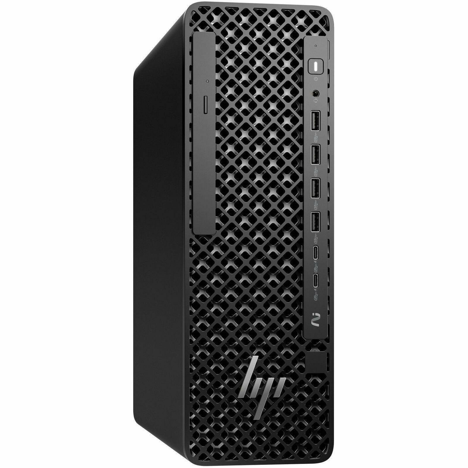 Alt View 7. HP - HP Z2 G1i Workstation - Intel Core Ultra 7 265K - 32 GB - 1 TB SSD - Small Form Factor - Black - Intel W880 Chip - Black.