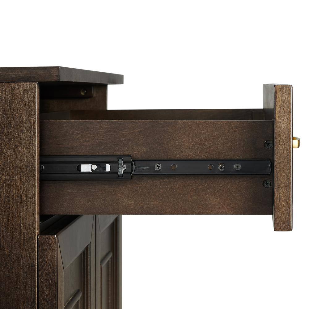 Alt View 9. Crosley Furniture - Stanton Kitchen Storage Cabinet - Coffee.