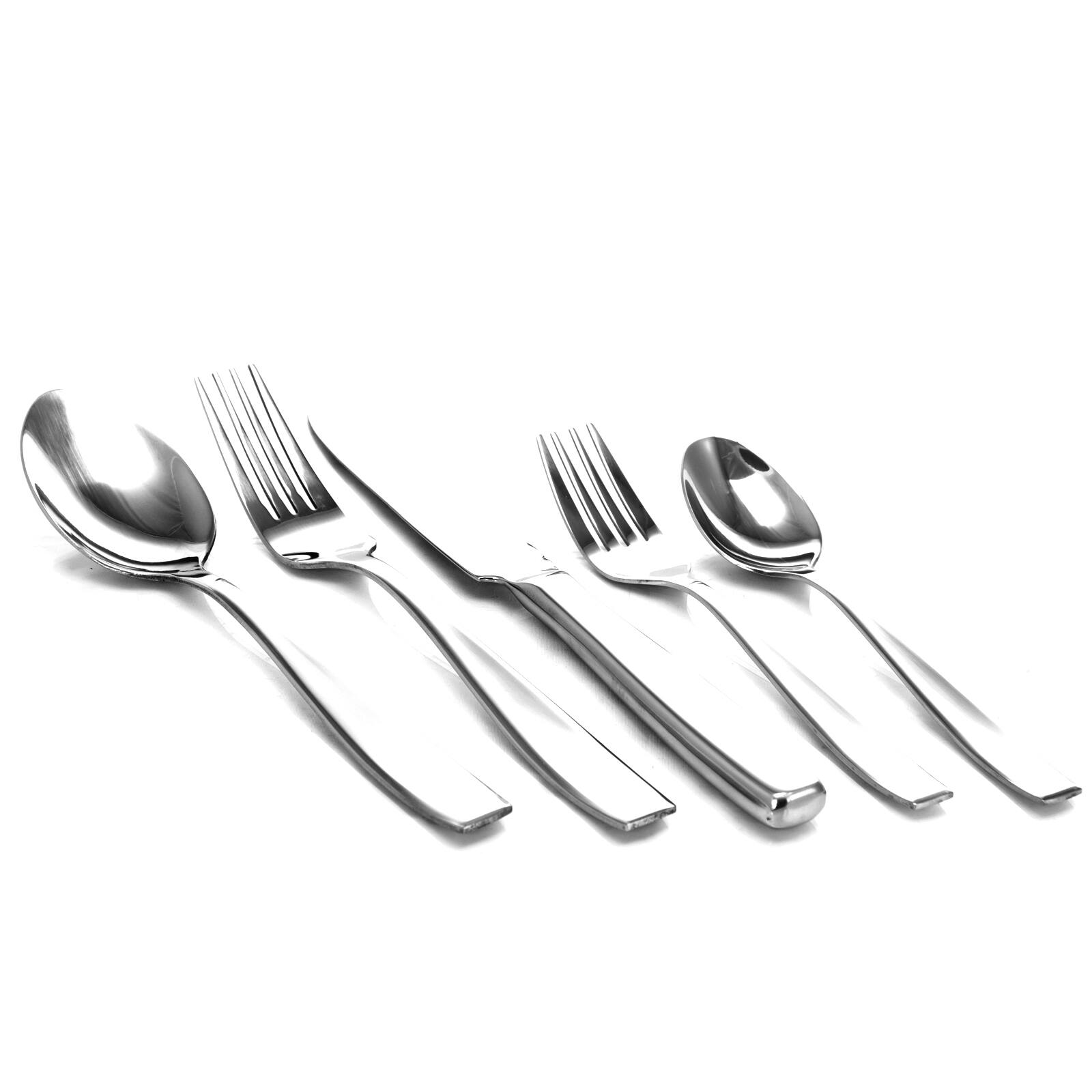 Alt View 4. Gibson - Gibson Castleford 20 Peice  Flatware Set - Silver.