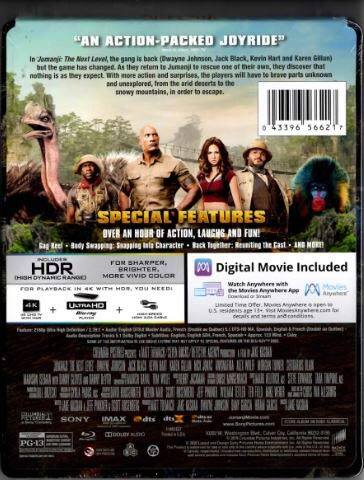 Alt View 1. Steelbook Jumanji: The Next Level (4K / Blu-ray + Digital).