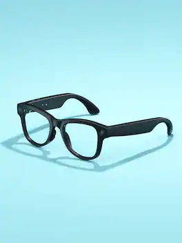 Loheer - Smart Glasses with AI Camera, Dual-Chip, Noise Reduction, 8MP 4K, Bluetooth, Charging Case - Black - (2026)