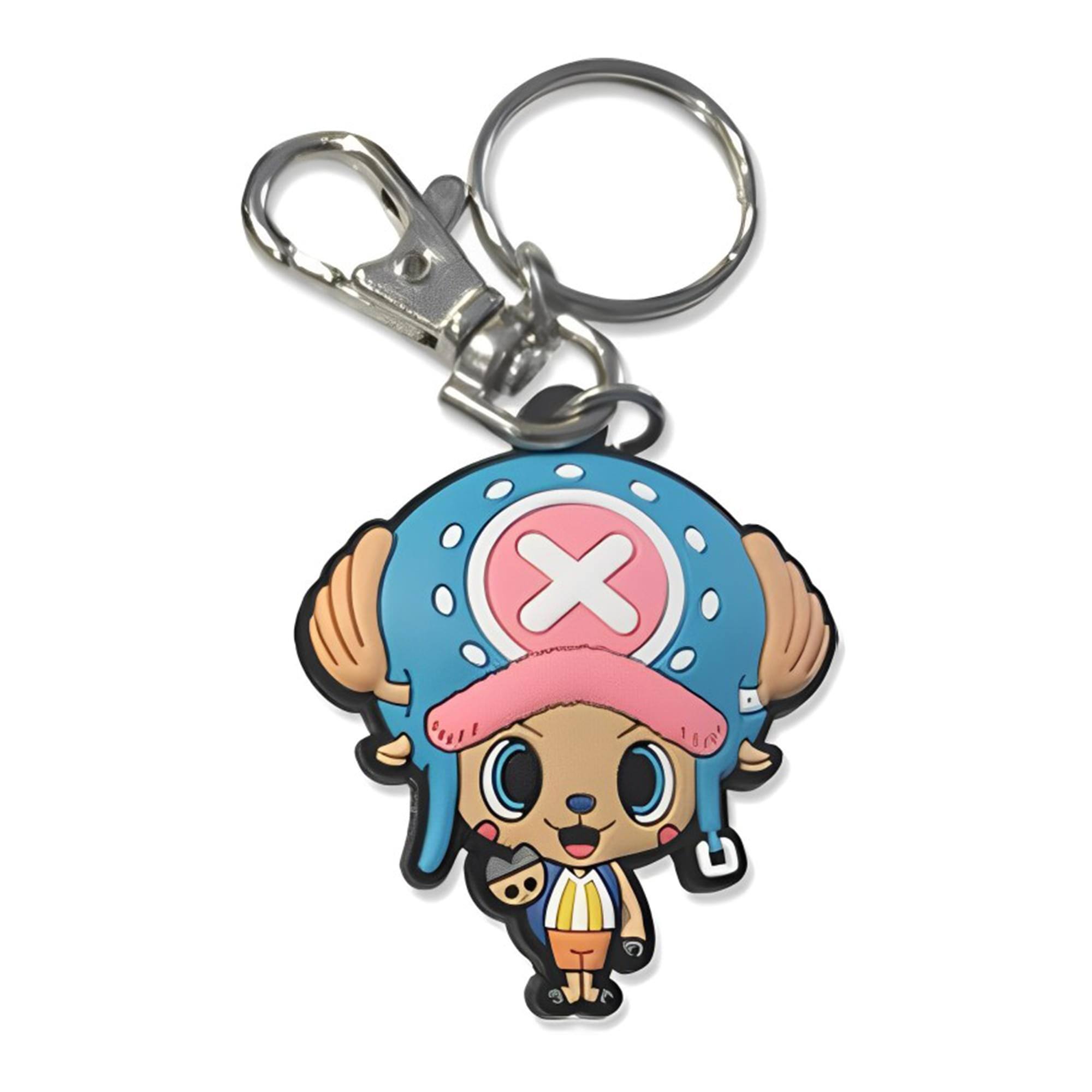 Front. Great Eastern - One Piece Chopper PVC Keychain - Multi-Color.