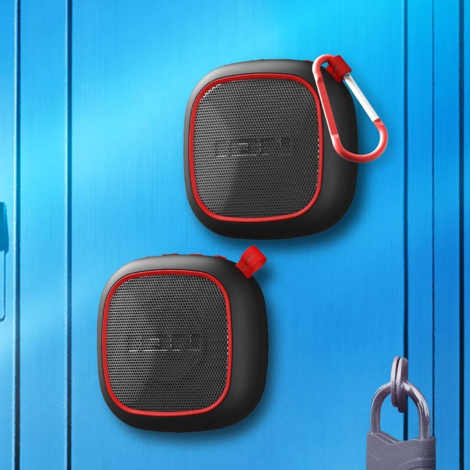 Alt View 4. ION Audio - Ion iSP153 Magnet Rocker 2-Pack - Portable Bluetooth Speaker 2 Pack - IPX5 (Black)   - SPEAKERS - Multicolor.