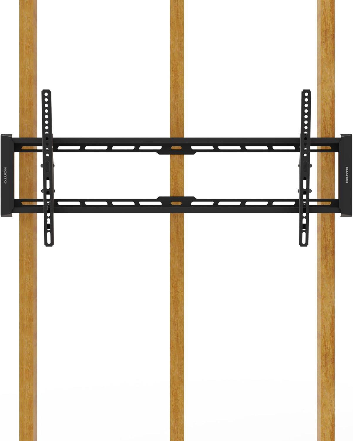 Alt View 2. Kanto - Kanto T300-MOUNT Heavy Duty 150LB Tilt TV Wall Mount  (2022) - Black.