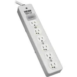 Eaton Tripp Lite Series Hospital-Grade Surge Protector with 6 Hospital-Grade Outlets, 10 ft. (3.05 m) Cord, 1050 Joules - Unknown