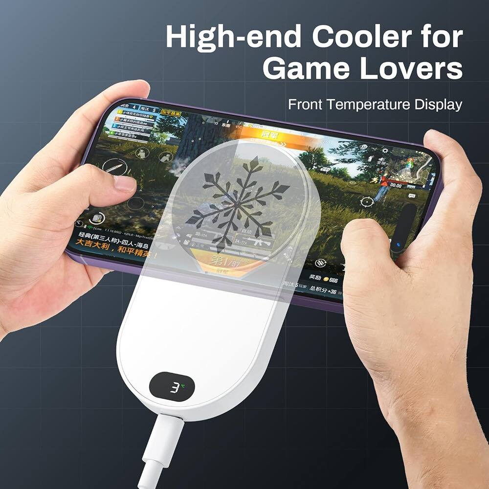 High-end Cooler for Game Lovers  
Front Temperature Display