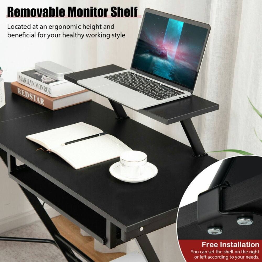 Removable Monitor Shelf  
Located at an ergonomic height and beneficial for your healthy working style  

MARILYN MONROE  
REDSTAR  

Free Installation  
You can set the shelf on the right or left according to your needs.