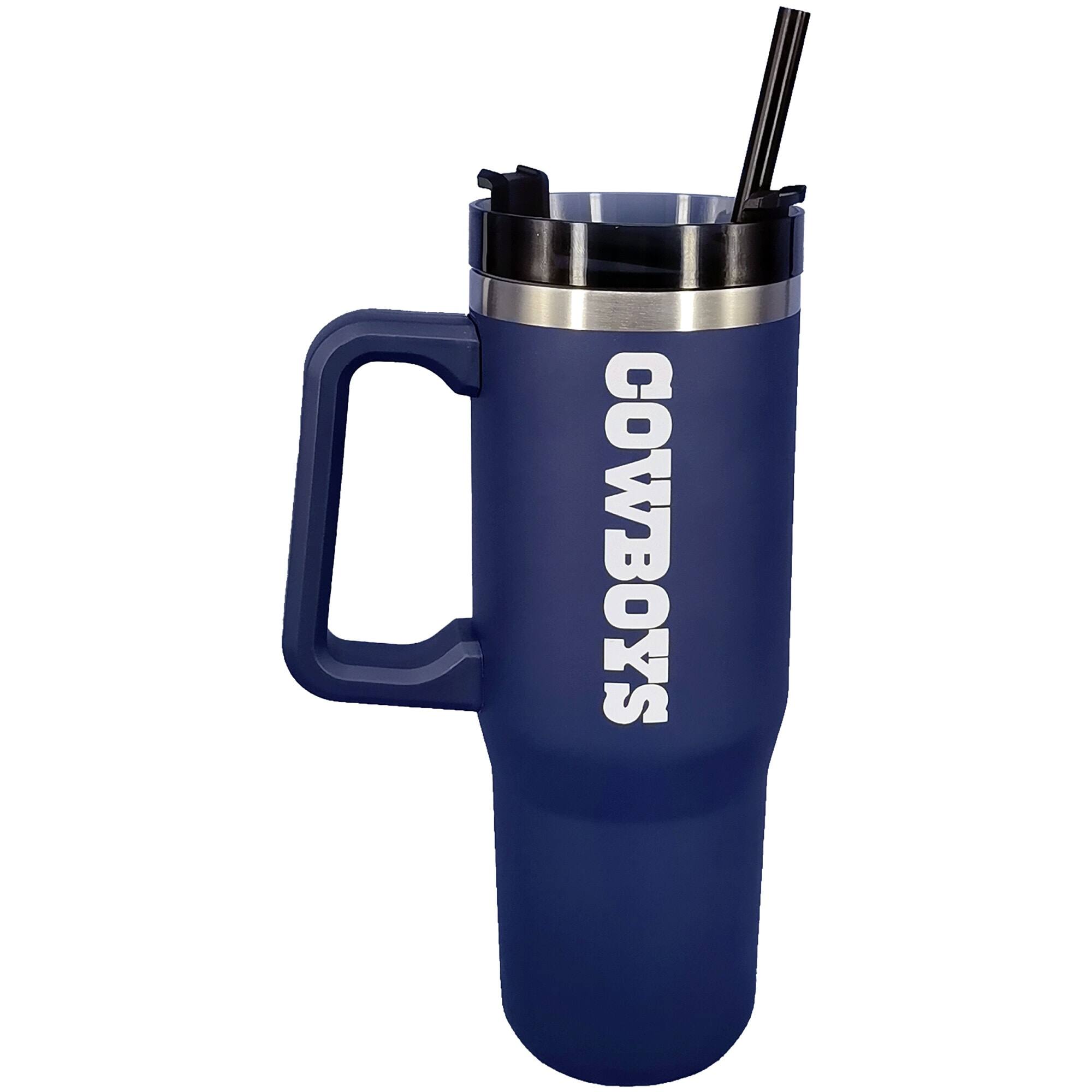 Alt View 2. Pegasus - Dallas Cowboys 60" x 70" Logo Blanket and 30oz Stainless Steel Tumbler Combo - Multicolor.