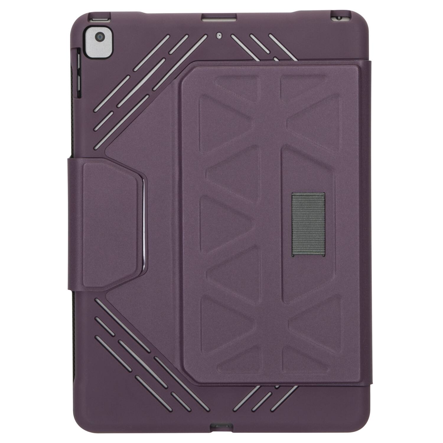 Alt View 12. Targus - Pro-Tek Antimicrobial Case for iPad (9th, 8th and 7th gen.) 10.2", iPad Air 10.5", and iPad Pro 10.5" - Purple.