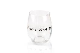 Silver Buffalo - Friends Logo 20oz Stemless Wine Glass - Clear