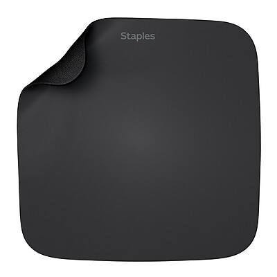 Front. Staples TECH - Staples TECH Non-Skid Mouse Pad, Black (382955-CC) - Black.